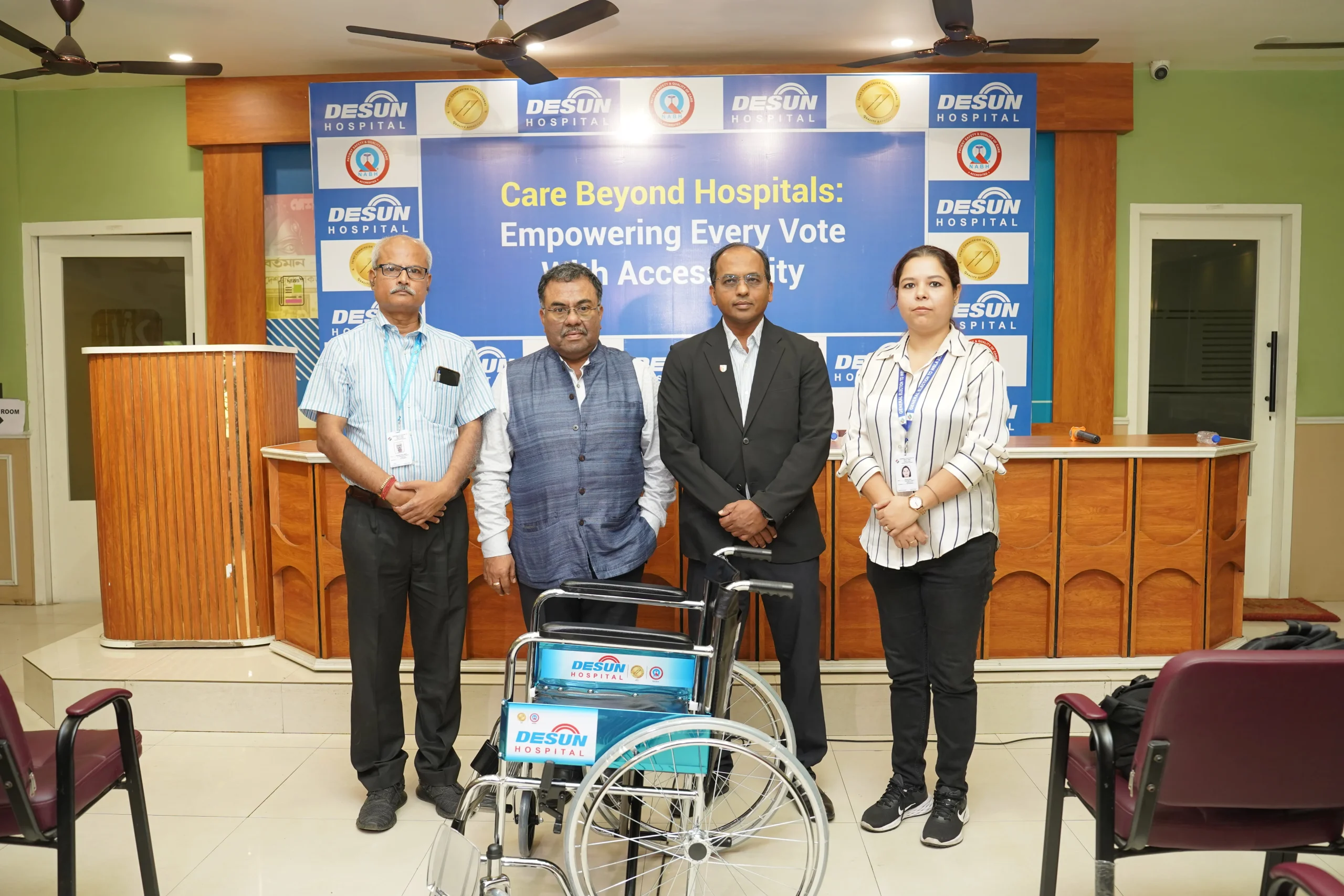 Accessibility Initiative with Desun Hospital.