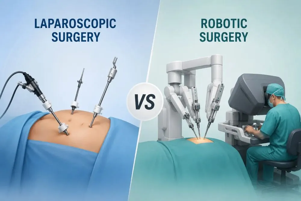 Laparoscopic vs Robotic Surgery