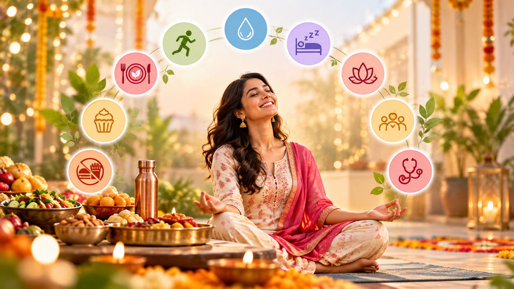 Celebrate healthy simple ways to stay fit in this festive season
