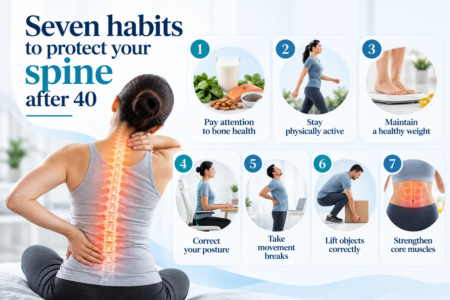 Seven Habits for a Healthy Spine